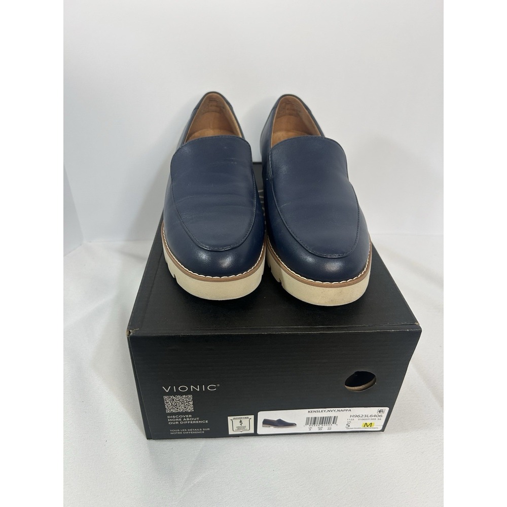 NWB Vionic Kensley Navy Closet Staple Comfort Slip-on Size 5